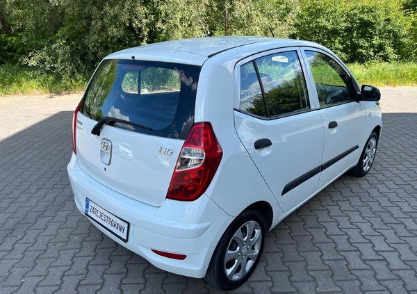 Hyundai i10 cena 14800 przebieg: 148000, rok produkcji 2012 z Płock małe 232